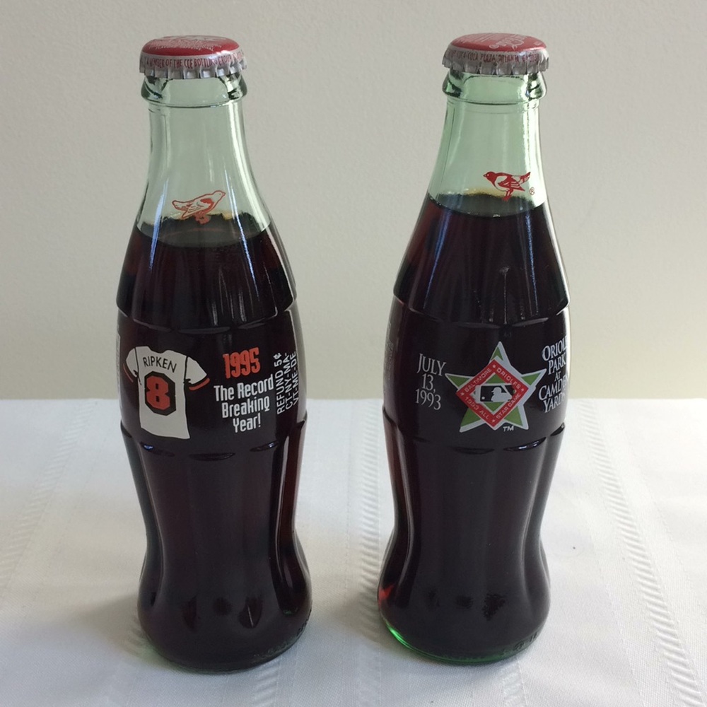 Coca-Cola Commemorative Baltimore Orioles Bottles